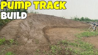 PUMP TRACK BUILD お庭パンプ [upl. by Rustie]