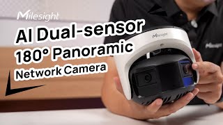 Introducing Milesight AI Dualsensor 180° Panoramic Camera [upl. by Riffle]