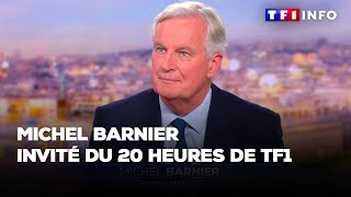 Le nouveau Premier ministre Michel Barnier invité du 20 heures de TF1 [upl. by Garibold]