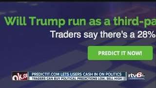 PredictItcom lets users cash in on politics [upl. by Lessirg738]