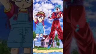 Arale Vs Goku goku arale dbs dbz dragonball anime animeedit vs [upl. by Gerrald]