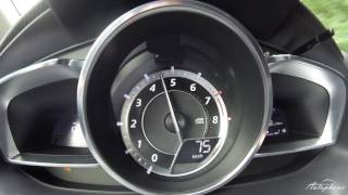 2015 Mazda2 SkyactivG 90 90hp Acceleration 0  100 kph  0  62 mph  Autophorie [upl. by Einnahpets]