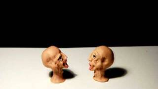 Stop motion animation Claymation Faces  By Guldies [upl. by Derf852]