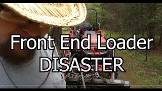 A weird disaster Front End Loader broke off my tractor Is a field repair even possible [upl. by Aremahs]