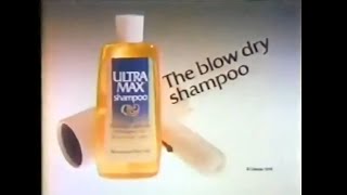 Ultra Max Shampoo Commercial 1979 [upl. by Atahs]