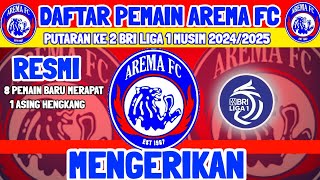 RESMI  DAFTAR PEMAIN AREMA FC PUTARAN KE 2 BRI LIGA1  BERITA AREMA FC  KABAR AREMA  AREMA FC [upl. by Honora]