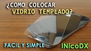 ¿Como colocar un vidrio templado truco facil de instalacion y colocacion simple [upl. by Burdett144]