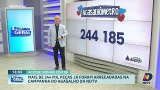 Campanha do Agasalho da NDTV mais de 244 mil peças arrecadadas e contando [upl. by Nigle771]