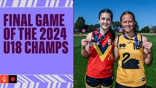 South Australia vs Western Australia Highlights  2024 Marsh AFLW U18 National Championships [upl. by Einner]