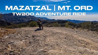 TW200 Adventure Ride  Mazatzal amp Mt Ord [upl. by Barbour]