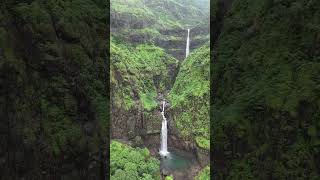 Marleshwar WaterfallRatnagiri waterfall shorts viralvideo reel youtubeshorts silverplaybutton [upl. by Orferd]