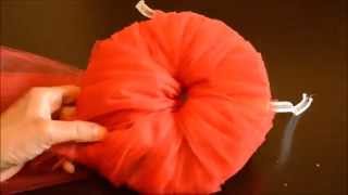 How to Make Tulle Pom Poms [upl. by Wavell]