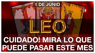 LEO HORÓSCOPO DE HOY 😱🚨 1 DE JUNIO 2024  LEO HOY ♌ LEO TAROT [upl. by Adair]