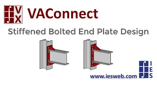 VX Stiffened Bolted End Plate Design [upl. by Chaker]