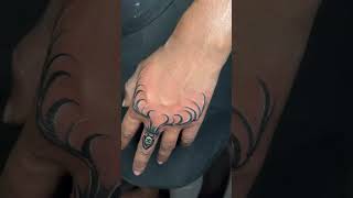 Small tattoo 🦌rishavtattoos tattooshorts realtattoos deertattoos besttattooartistinkolkata [upl. by Mcquade]