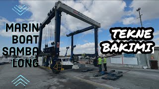 TEKNE KARA BAKIM  MOTOR BAKIMI ZEHİRLİ BOYA VE SU ALTI LED AYDINLATMA UYGULAMALARI [upl. by Korney768]