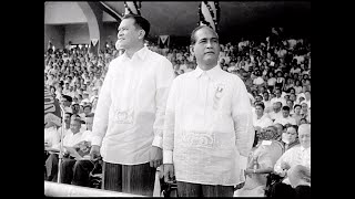 MUTE Inauguration of President Ramon Magsaysay December 30 1953 [upl. by Proudman554]