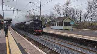 Tangmere at Oxenholme 27th January 2024 double whistle [upl. by Cumine149]