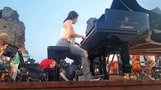 Lola Astanova plays in Taormina lolaastanova musica opera taormina [upl. by Aillil282]