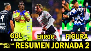 RESUMEN JORNADA 2 CLAUSURA 2024  ACCIÓN GOL ERROR Y FIGURA CLAUSURA 2024 LIGA MX RESUMEN COMPLETO [upl. by Hola]