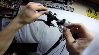 GoPed HOW TO Motor Install Throttle Cable Dialing in [upl. by Ellerahc]