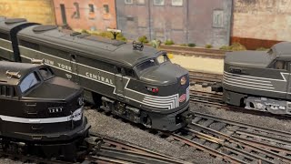 New York Central Railroad Action on the O Gauge 3Rail Union City Line [upl. by Juno]