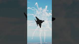 DCS F15C Eagle  Flares over Sinai dcs dcsworldgameplay dcsworld shorts [upl. by Caritta]