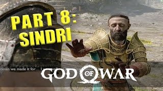 God Of War Sindri and the Foothills  Walkthrough part 8 [upl. by Dnomal]