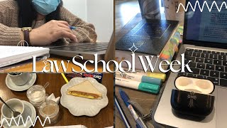 What a week in law school looks like lots of studying  Law Student Vlog  📍Philippines [upl. by Deeanne]