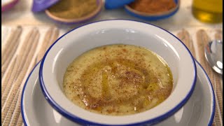 Moroccan Fava Beans Soup Bissara  شوربة الفول المغربية البصارة  CWA  Episode 858 [upl. by Aicelf]