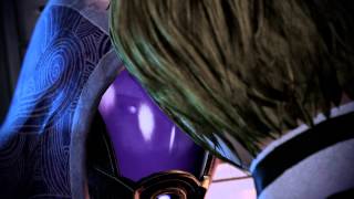 Mass Effect Tali Romance Scene with Femshep [upl. by Atteugram]