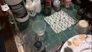 How to thin Citadel P3 Vallejo paints for airbrush  Update [upl. by Yllor]