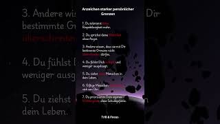 Anzeichen starker persönlicher Grenzen motivation darkpsychology facts [upl. by Wareing]