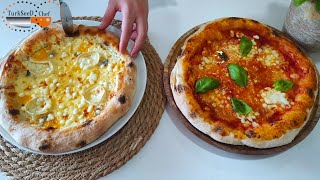 1 Pâte pour 2 PIZZA  Recette Pizza Napolitaine et 4 Fromages  Recette facile et rapide [upl. by Hank630]