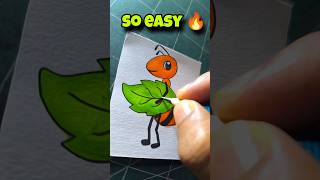 Very easy ant drawing [upl. by Assiar]