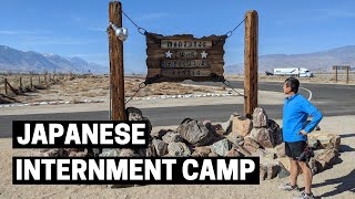 JAPANESE AMERICAN INTERNMENT CAMPS  Manzanar National Memorial California [upl. by Ilohcin]