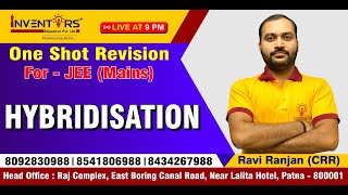 HYBRIDISATION  JEE MAIN  Inventors Educare  RAVI RANJAN SIR CRR SIR [upl. by Eolc264]