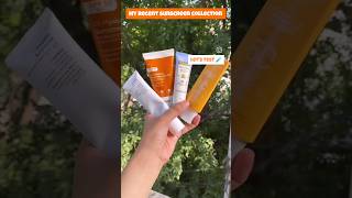 Lets test water resistant sunscreen🌞☀️ comment your fav 🧡sunscreen test reviewyoutubeshortsyt [upl. by Charissa]