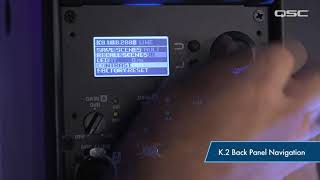 K2 Series Loudspeaker Menu Navigation  Quick Tip [upl. by Hagar]