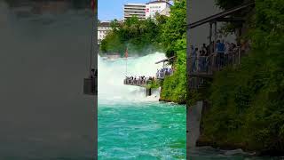 Switzerland 🇨🇭 Schaffhausen Reinfalls 🌿🌊 switzerland nature travel mountains relax lake [upl. by Fishman41]