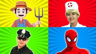 The Spiderman SongMORE  Action Songs for Kids  Superheroes  Kids Songs and Nursery Rhymes [upl. by Lukin520]