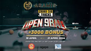 1821 APRIL 24 Day 4  ARAMIS CHANIA CAR amp TRUCKS OPEN NINEBALL [upl. by Caputto]