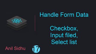 React tutorial for beginners 17 Handle Form  checkbox  input field  select [upl. by Onurb253]