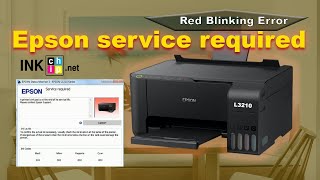 Epson Service Required how to Reset Epson L3110L32103250L130 All L series Printer [upl. by Ariaes]