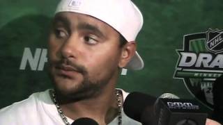 Dustin Byfuglien talks moving to Winnipeg [upl. by Pani]