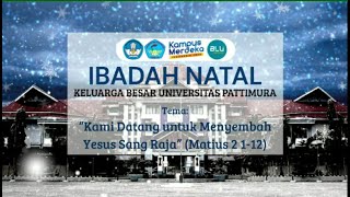 Perayaan Natal Keluarga Besar Universitas Pattimura Tahun 2023 [upl. by Auhesoj337]