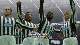 Juventus  Pro Evolution Soccer 5 PS2 [upl. by Sakiv994]