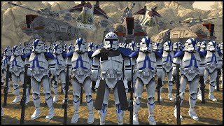 The 501st Clone Trooper Legion  Men of War Star Wars Mod Battle Simulator [upl. by Brittany]