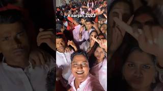 SUBSCRIBE girgaoncha Raja 2023 Visarjan Milind kachi visarjan dance ganpati bappa dancevideo [upl. by Fugere]