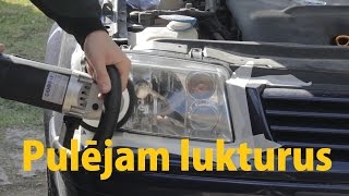 Kā uzpulēt auto lukturus [upl. by Steere]